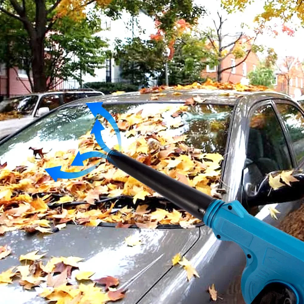 Soplador y Aspirador de Aire Inalámbrico 2 en 1 Makita: Potencia y Versatilidad en tus Manos.