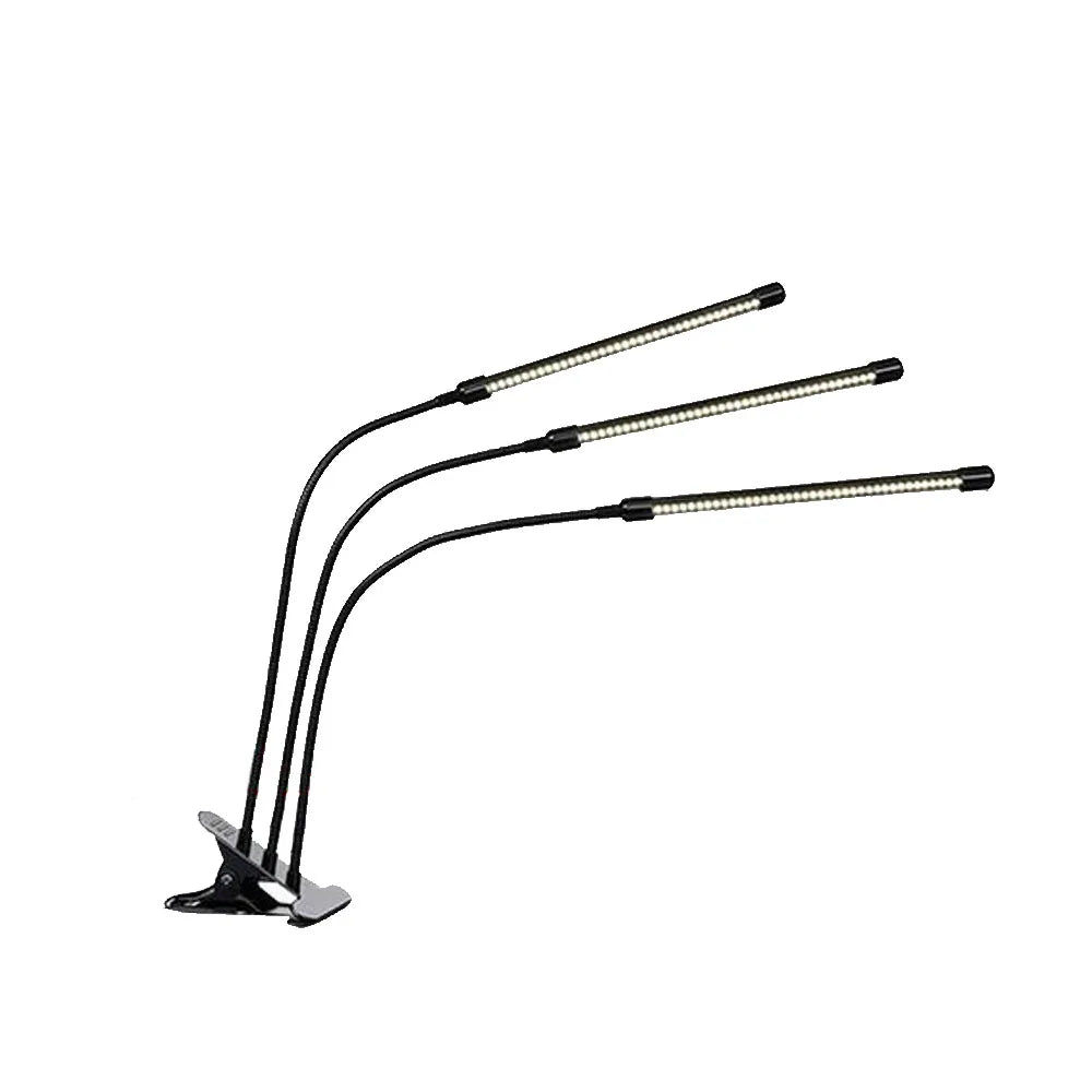 Lámpara LED USB de 5 V para el crecimiento de plantas, sistema de cultivo hidropónico de espectro completo, lámpara de luz blanca cálida para invernadero e interiores.