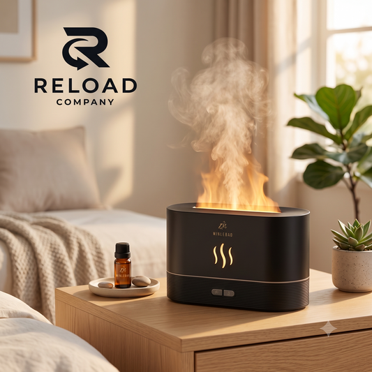 MinlebaoFlame — Humidificador Ultrasónico y Difusor de Aromas
