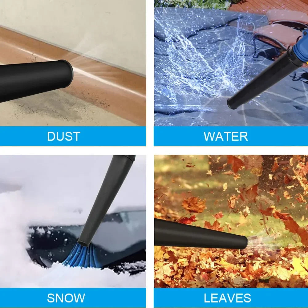 Soplador y Aspirador de Aire Inalámbrico 2 en 1 Makita: Potencia y Versatilidad en tus Manos.