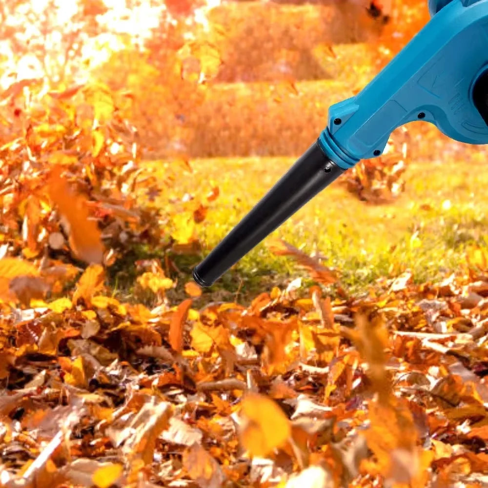 Soplador y Aspirador de Aire Inalámbrico 2 en 1 Makita: Potencia y Versatilidad en tus Manos.