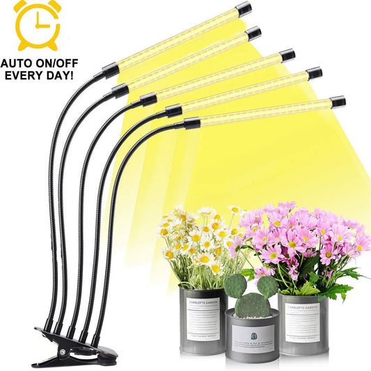 Lámpara LED USB de 5 V para el crecimiento de plantas, sistema de cultivo hidropónico de espectro completo, lámpara de luz blanca cálida para invernadero e interiores.