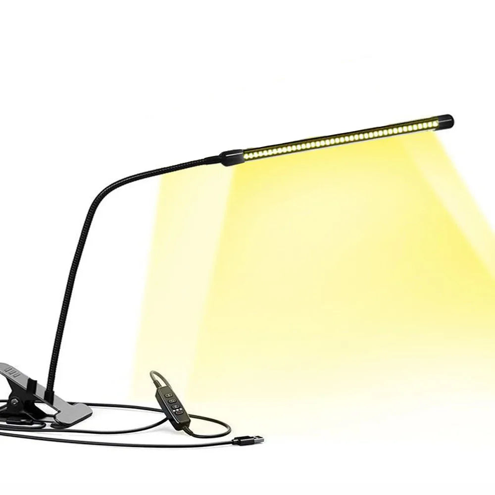 Lámpara LED USB de 5 V para el crecimiento de plantas, sistema de cultivo hidropónico de espectro completo, lámpara de luz blanca cálida para invernadero e interiores.