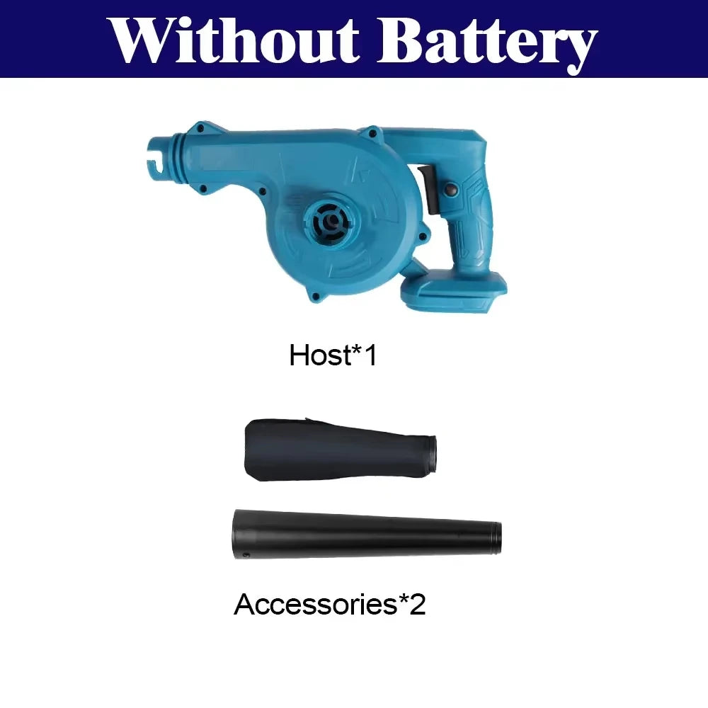 Soplador y Aspirador de Aire Inalámbrico 2 en 1 Makita: Potencia y Versatilidad en tus Manos.
